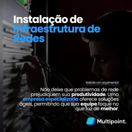 Instalação de infraestrutura de redes
